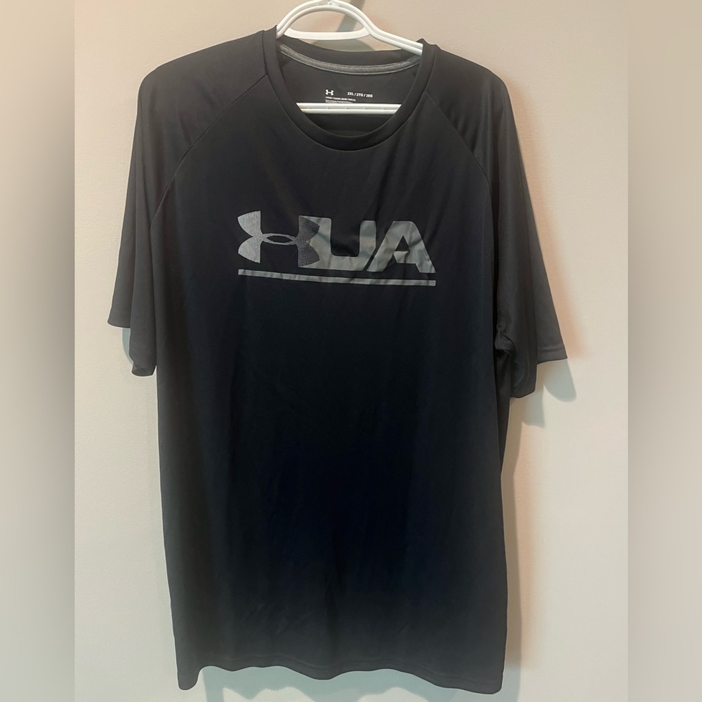 Under Armour Men's Size XXL Black Heatgear Tee NWT